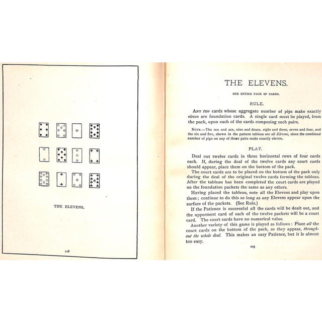 Paper "Dick's Games of Patience; Or Solitaire With Cards" 1912 Dick, William B. For Sale - Image 7 of 9