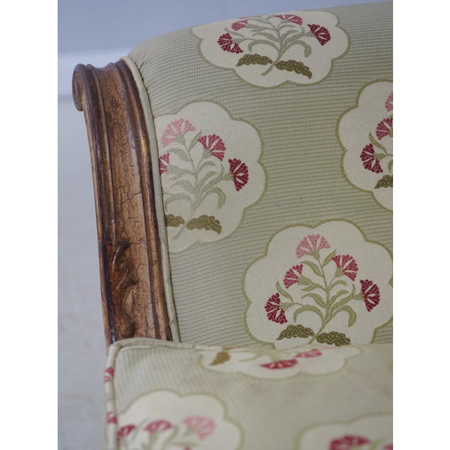 Southwood French Louis XV Style Upholstered Loveseat For Sale In Philadelphia - Image 6 of 18