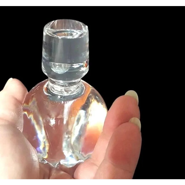 Glass Late 20th Century Marquis by Waterford Clear Crystal Barcelona Decanter For Sale - Image 7 of 10