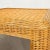 80's Palm Beach Regency Twisted Rattan Wicker Square Coffee Table For Sale - Image 4 of 5