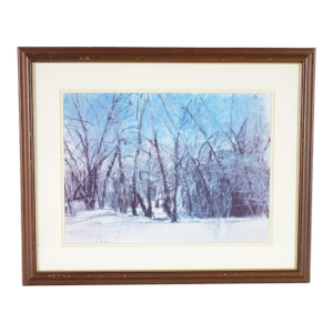 "Echoes Through the Snow" - Print of Original Pastel on Paper Signed