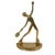 Mid Century Modern Abstract Brass Tennis Player Bookend Set of 2 For Sale - Image 12 of 14