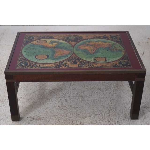 Age: Approx: 60 Years Old Details: Campaign Style Mahogany Brass Capped Feet High Quality Construction English Style...