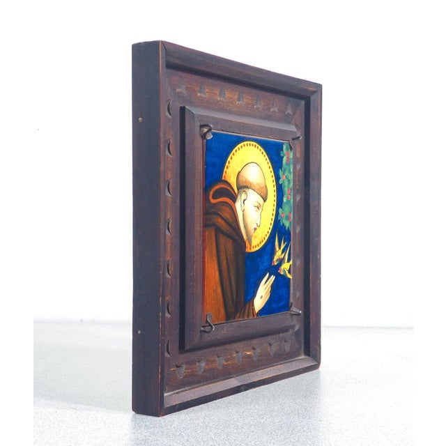 Francesco and Chiara Panels by Serafino Volpi, Set of 2 For Sale - Image 14 of 18