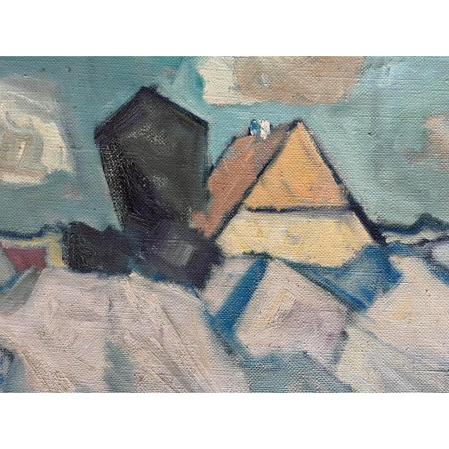 Vintage Painting by Danish Artist Arnold William Pedersen For Sale In Austin - Image 6 of 12