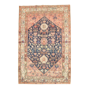 Zabihi Collection Persian Malayer Accent Rustic Rug