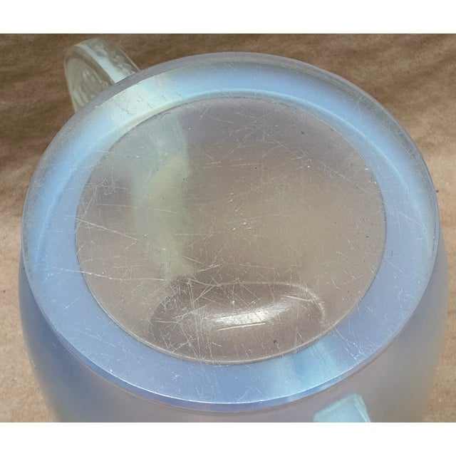 Glass Art Deco Verlys Bird Handled Vase For Sale - Image 7 of 8