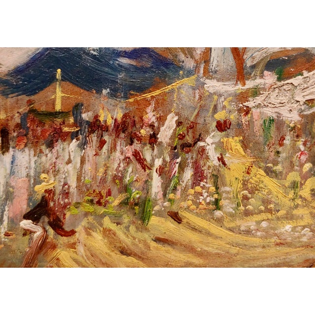 Rodolfo Morales -Art Market in Oaxaca - Oil Painting For Sale - Image 4 of 10