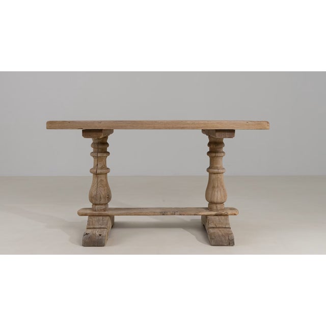 Oak Trestle Table
