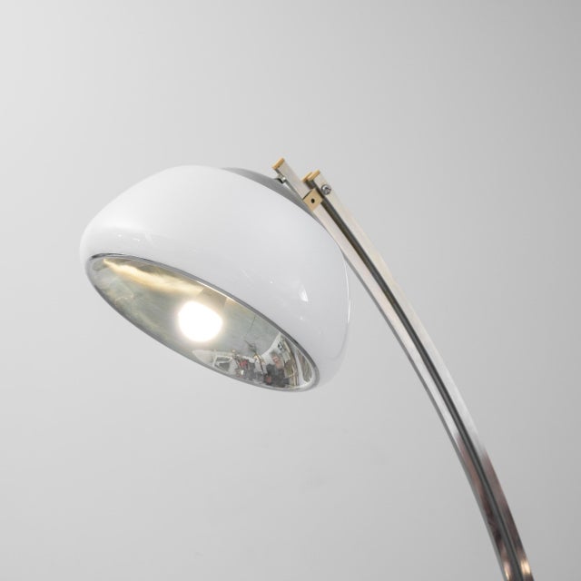 Arc Floor Lamp with Double Lighting, 1980s For Sale - Image 4 of 12