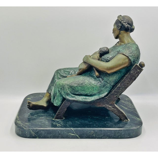 Figurative Mother and Child – Bronze Sculpture by Martin González Perez, Signed & Numbered For Sale - Image 3 of 18
