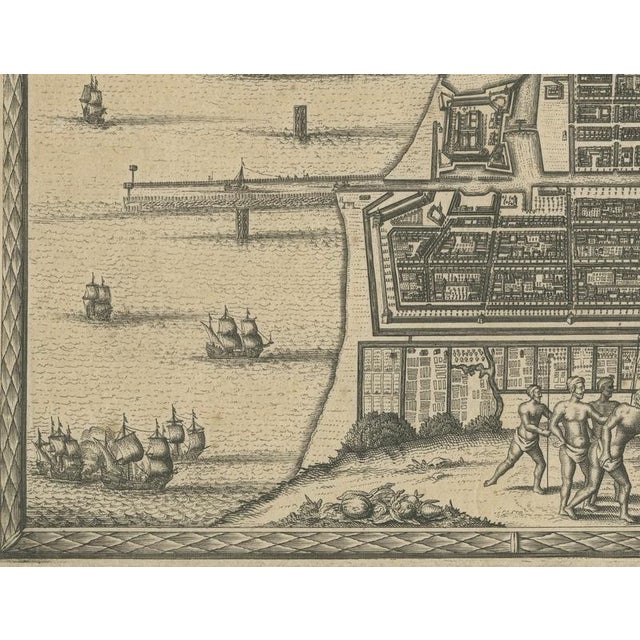 Antique Print of Batavia Capital of the Dutch East Indies by Van Der Aa, 1725 For Sale - Image 4 of 8