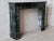 Black Antique French Deep Green Fireplace with Black Marble For Sale - Image 8 of 11