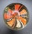 Mid-Century Orange & White Flower Bullicante Paperweight For Sale - Image 9 of 9