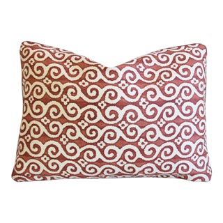 Designer Le Gracieux Wukari Linen Feather/Down Pillow For Sale