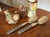 Mid-Century Modern Vintage David Anderson Norway Pewter Salad Utensils Hefty Weight For Sale - Image 3 of 10