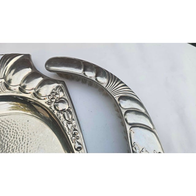 Art Deco Plated Brush and Spatula, 1920s, Set of 2 For Sale - Image 4 of 9