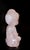 Rose Mid 20th Century Natural Rose Quartz Baby Buddha Statue For Sale - Image 8 of 10