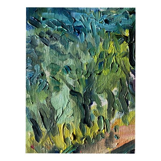 Barbara Schauß, Landscape Near Bardolino, Oil on Canvas For Sale