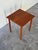 1960s Mid-Century Danish Teak Square Side Table - Vintage End Table 1960s For Sale - Image 5 of 9