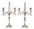 Antique Empire Sterling Silver Candleholders, 1853, Set of 2 For Sale
