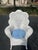 Victorian style white wicker rocking chair, or sometimes better known as the “Queens” throne chair. Very pretty and...