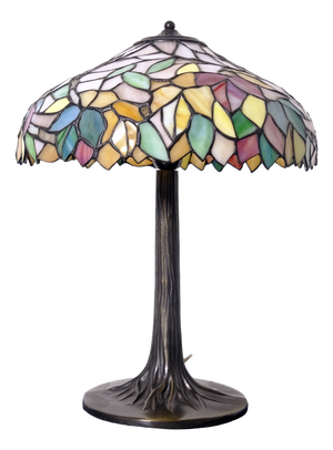 Tiffany-Style Table Lamp, Italy, 1990s