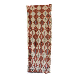 Moroccan Vintage Runner Rug - 2'9" X 7'11" Ft For Sale
