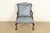 English Kittinger Chippendale Carved Mahogany Open Arm Library Chair For Sale - Image 3 of 18