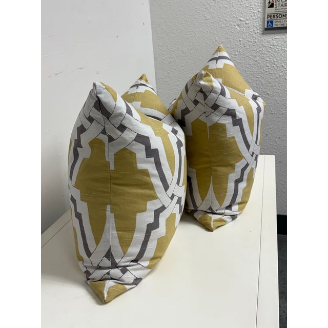 Eastern Accents Niche Geometric Decorative Pillows, Pair For Sale - Image 4 of 12