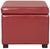 Flip Top Ottoman in Black & Red For Sale In Philadelphia - Image 6 of 6