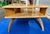 1950s Heywood-Wakefield Midcentury Modern Two Tier Corner Table For Sale - Image 5 of 13