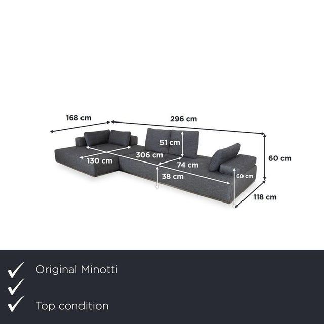 with the Minotti Lawrence, you bring a modular seating system by Rodolfo Dordoni into your living room, combining classic...