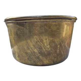 Antique Brass Cauldron, 1890s For Sale