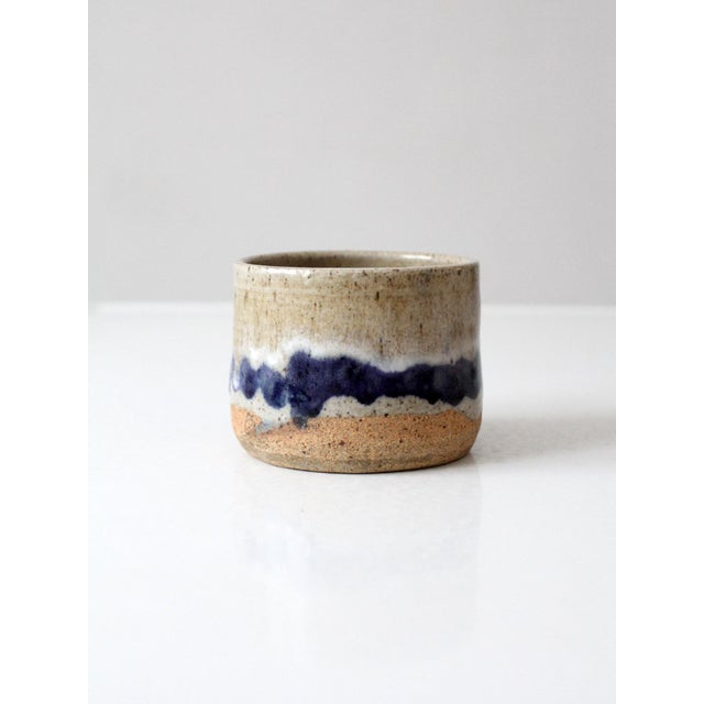 Contemporary Vintage Studio Pottery Cachepot For Sale - Image 3 of 9