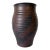 1977 Vintage Organic Studio Pottery Vase – Hand-Thrown Earth Tone Stoneware Vessel, Signed For Sale