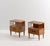 Walnut Bedside Tables attributed to Mario Cereghini, 1940s, Set of 2 For Sale - Image 6 of 6