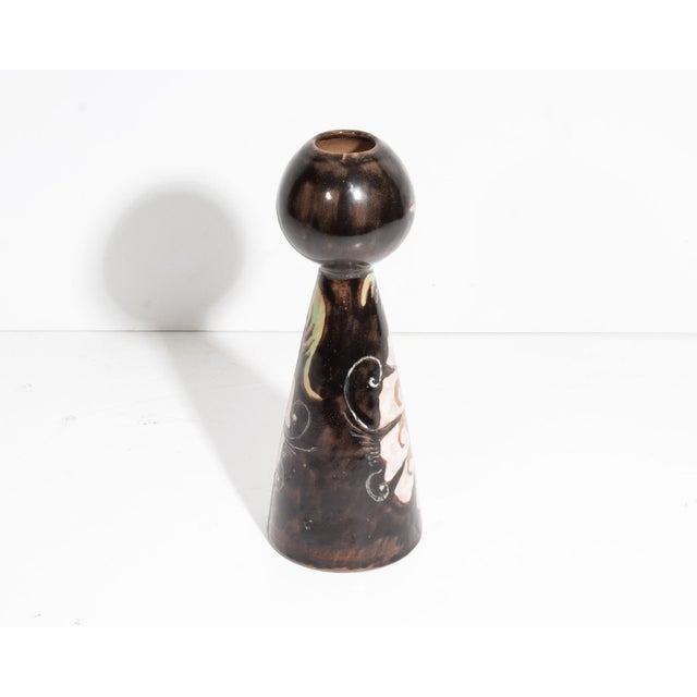 Elio Schiavon Elio Schiavon Erhart s.k.k. Figural Ceramic Vase For Sale - Image 4 of 7