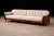 Jd Móveis Brazilian Rosewood Four-Seat Sofa in Warm Oatmeal Bouclé, Brazil, 1960s — Sculptural Form With Rounded Tapered Legs For Sale - Image 9 of 16