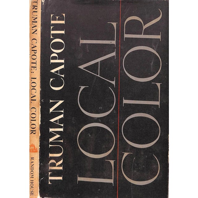 "Local Color" Book 1950 Capote, Truman For Sale