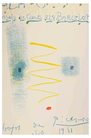 After Picassso, Expo 61, Sala Gaspar, Lithograph, 1961