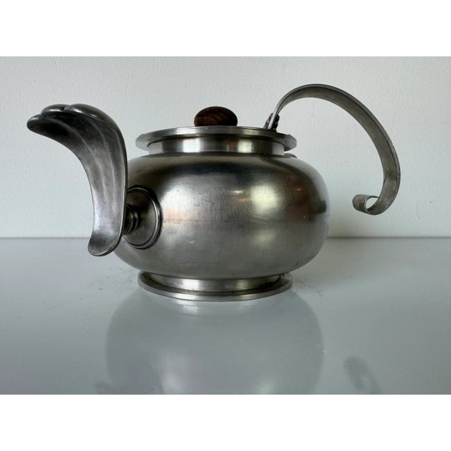 Mid-Century Modern Mid-Century Norway Havstadt Serving / Soup Tureen Pewter W/Matching Ladle For Sale - Image 3 of 12