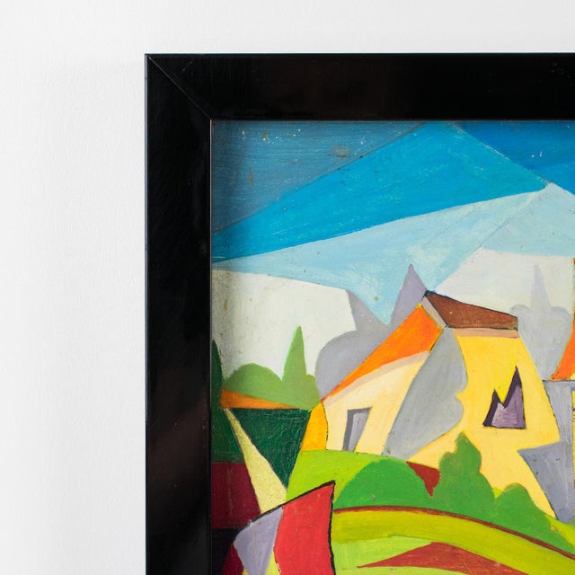 Colorist Still Life Post-Cubist Oil Painting by A. Rigollot, 1961 For Sale - Image 11 of 18
