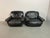 Space Age Italian Black Leather Lounge Chair with Brass Buttons and Cord Lacing, Italy, 1970s For Sale - Image 4 of 18