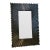 Authentic Neiman Marcus Silver Linen-Fold Sunburst Wall Mirrors - A Pair For Sale