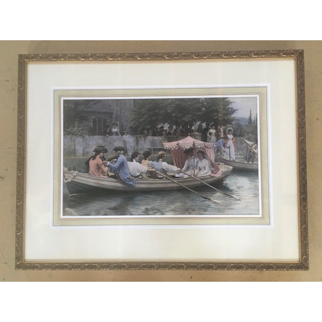 "The Wedding Party" Victorian Lithograph by Sir Frederic Leighton, 1st Baron Leighton From Fortnum & Mason Permanent Collection. For Sale - Image 13 of 13