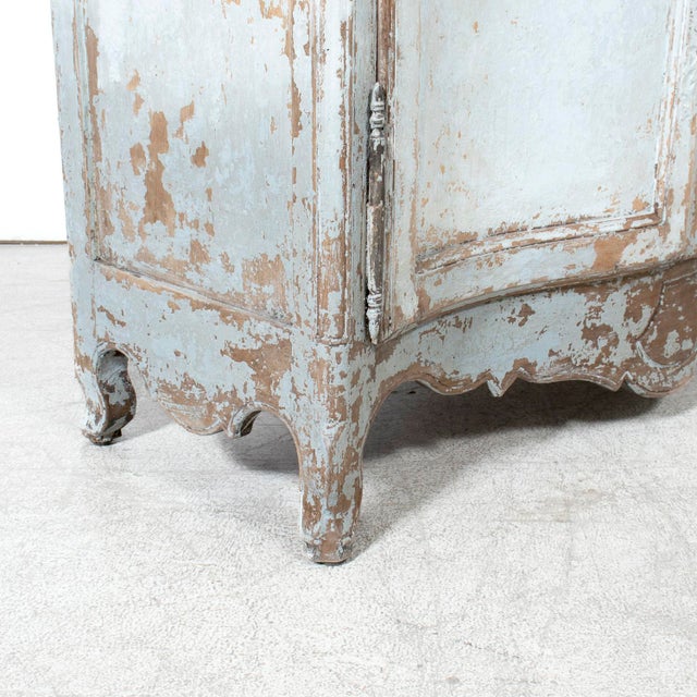 Early 19th Century French Country Louis XV Style Painted Buffet Duex Corps or Bookcase For Sale - Image 15 of 18