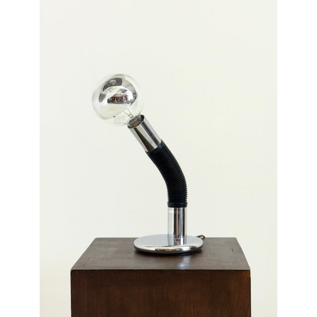 Elbow Table Lamp by Bellini for Targetti Sankey, 1970s, in Very Good conditions. Designed 1970 to 1979 This piece has an...