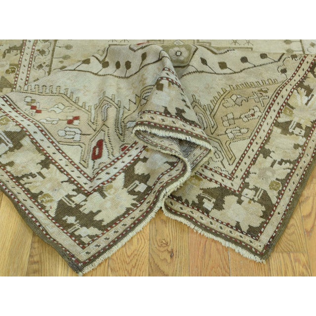 Doris Leslie Blau Antique Karabakh Caucasian Tan Rug - c. 1900 Paisley Design For Sale - Image 9 of 13