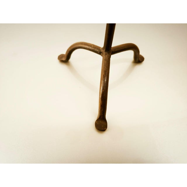 Candleholder in Wrought Iron, in Flawless conditions. Designed 1950 to 1959
